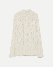 Load image into Gallery viewer, Cable-knit sweater